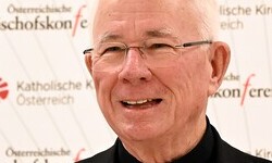 Der Vorsitzende der Österreichischen Bischofskonferenz bei der Pressekonferenz zur Herbstvollversammlung der Bischöfe am 7. November 2025 in Wien